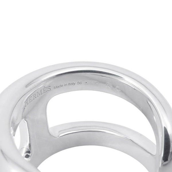 エルメス リング オスモズGM Osmose SV925シルバー リングサイズ56 HERMES ジュエリー 指輪