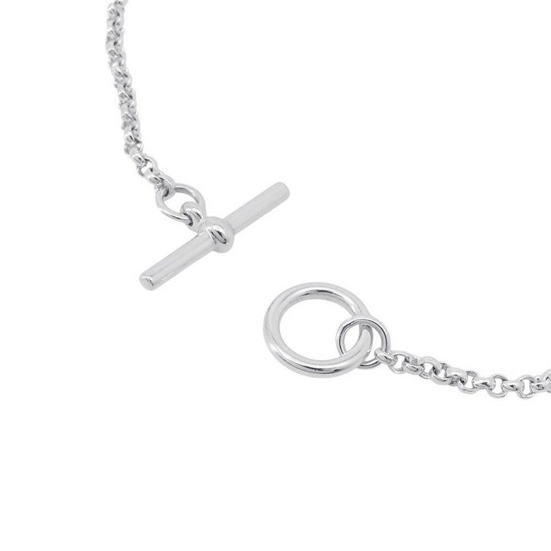 エルメス ブレスレット エクスリブリス PM SV925シルバー/K18PGピンクゴールド サイズSH HERMES ジュエリー