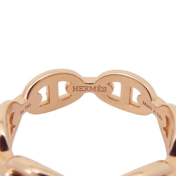 エルメス リング シェーヌダンクル アンシェネPM Enchainee K18PGピンクゴールド リングサイズ54 HERMES ジュエリー