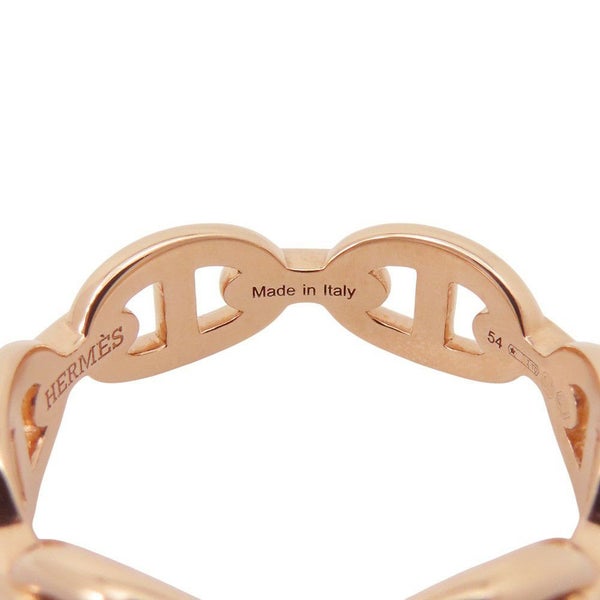 エルメス リング シェーヌダンクル アンシェネPM Enchainee K18PGピンクゴールド リングサイズ54 HERMES ジュエリー