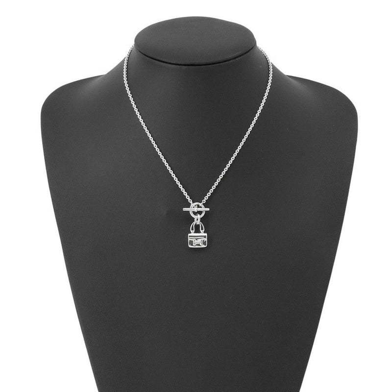 エルメス ネックレス アミュレット コンスタンス SV925シルバー HERMES ジュエリー