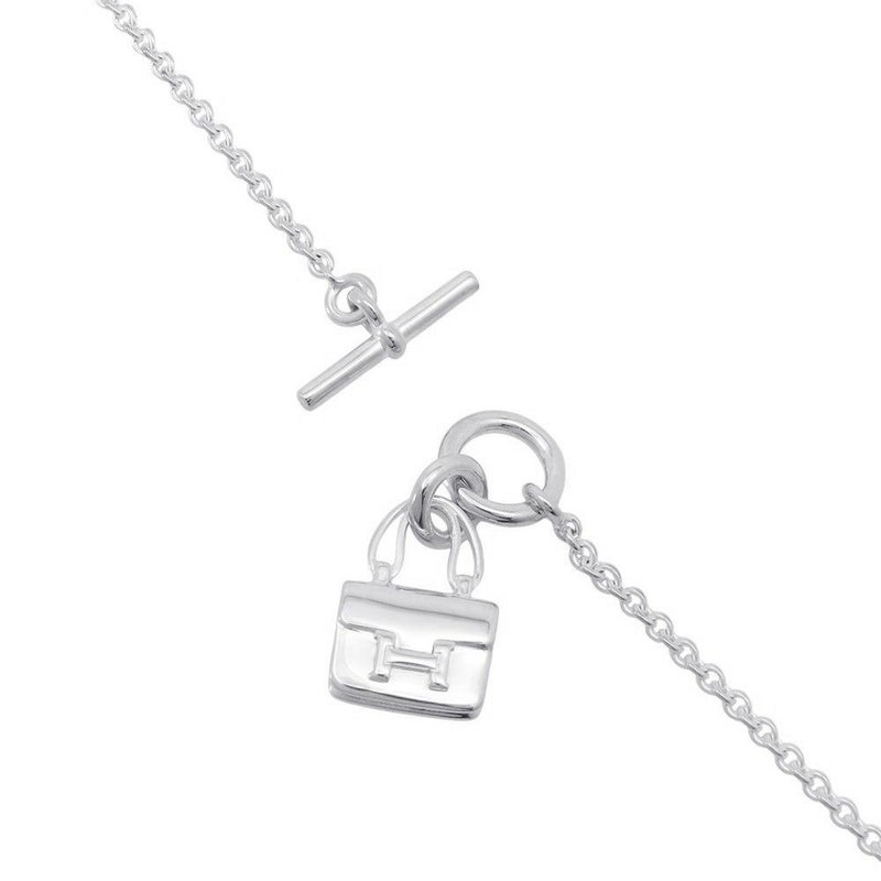 エルメス ネックレス アミュレット コンスタンス SV925シルバー HERMES ジュエリー