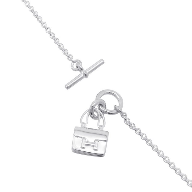 エルメス ネックレス アミュレット コンスタンス SV925シルバー HERMES ジュエリー