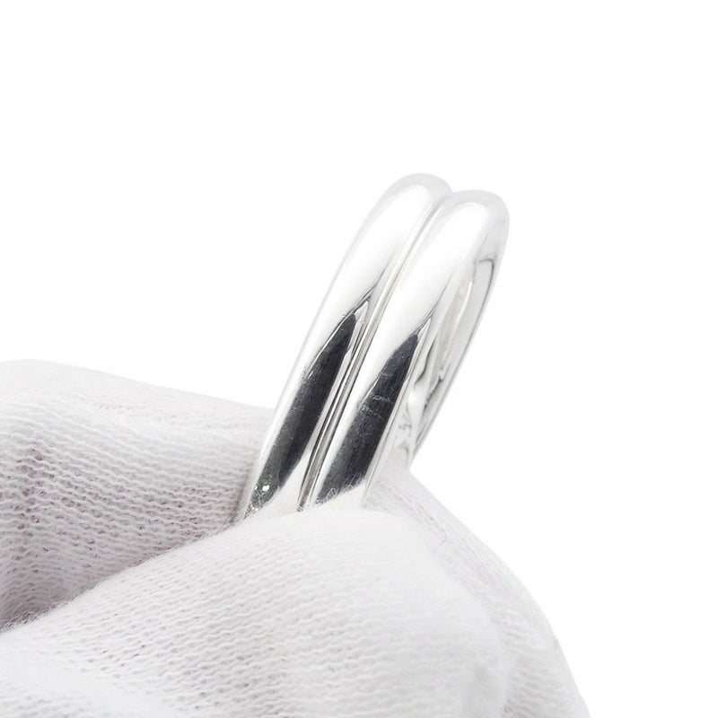 エルメス リング シェーヌダンクル パンク ダブルリング SV925シルバー リングサイズ52 HERMES ジュエリー 指輪