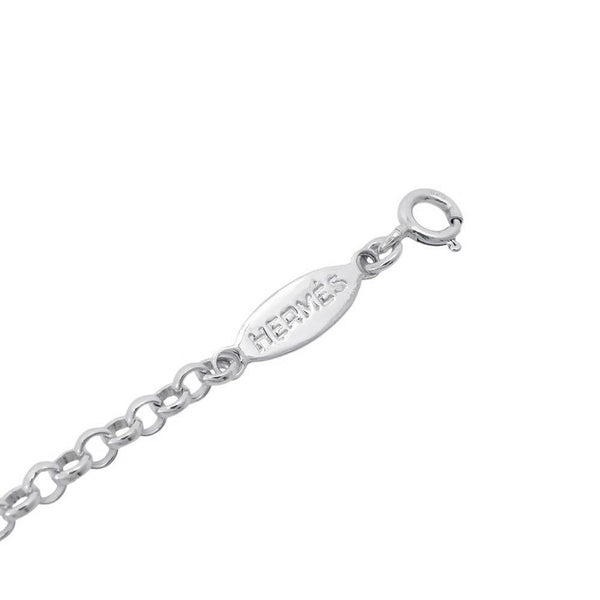 エルメス ネックレス セリエ ペンダント SV925シルバー/K18PGピンクゴールド HERMES ロングネックレス ジュエリー