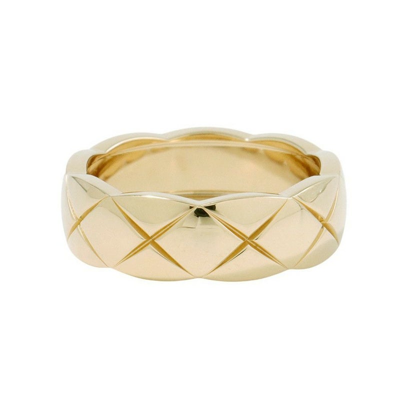 シャネル リング ココクラッシュ コレクション ミディアム MM K18YGイエローゴールド リングサイズ55 J10571 ジュエリー 指輪