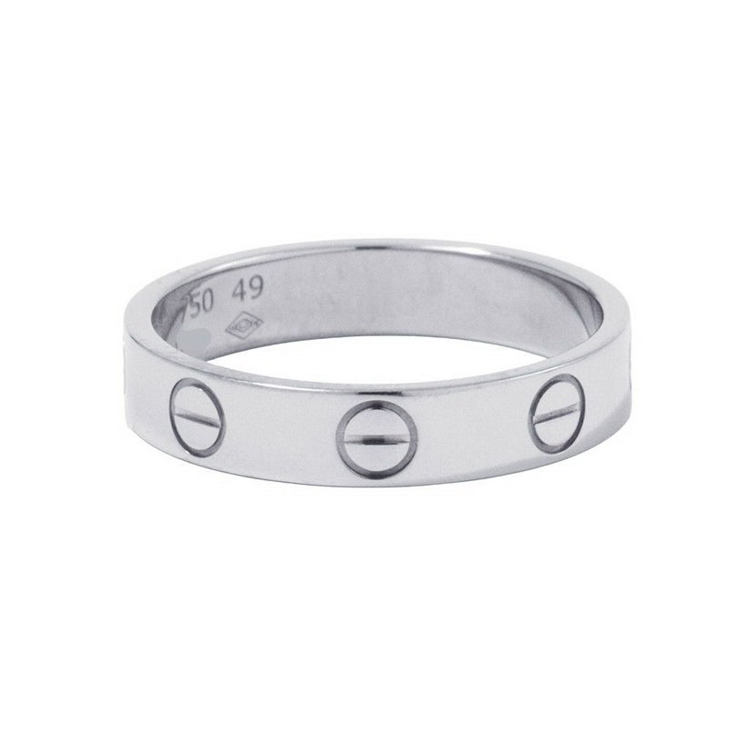 カルティエ リング ラブリング スモールモデル SM K18WGホワイトゴールド リングサイズ49 B4085100 ジュエリー 指輪
