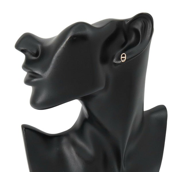 エルメス ピアス シェーヌダンクル スタッド K18PGピンクゴールド HERMES ジュエリー アクセサリー