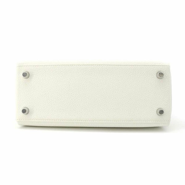 エルメス ハンドバッグ ケリー25 内縫い マッシュルーム/シルバー金具 トゴ B刻印 2wayショルダー