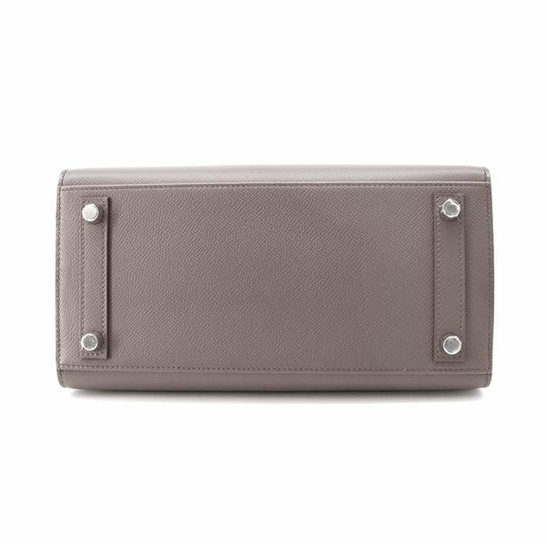 エルメス バーキン25 セリエ エタン/シルバー金具 エプソン Z刻印 HERMES Birkin ハンドバッグ