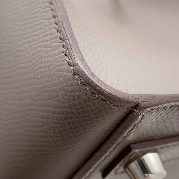 エルメス バーキン25 セリエ エタン/シルバー金具 エプソン Z刻印 HERMES Birkin ハンドバッグ