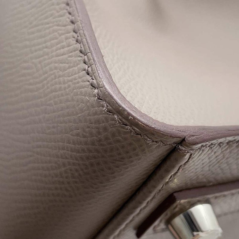 エルメス バーキン25 セリエ エタン/シルバー金具 エプソン Z刻印 HERMES Birkin ハンドバッグ