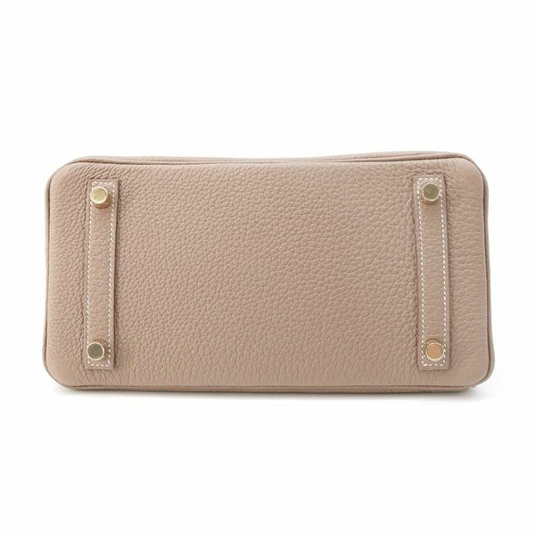 エルメス バーキン25 エトゥープ/ゴールド金具 トゴ W刻印 HERMES Birkin ハンドバッグ