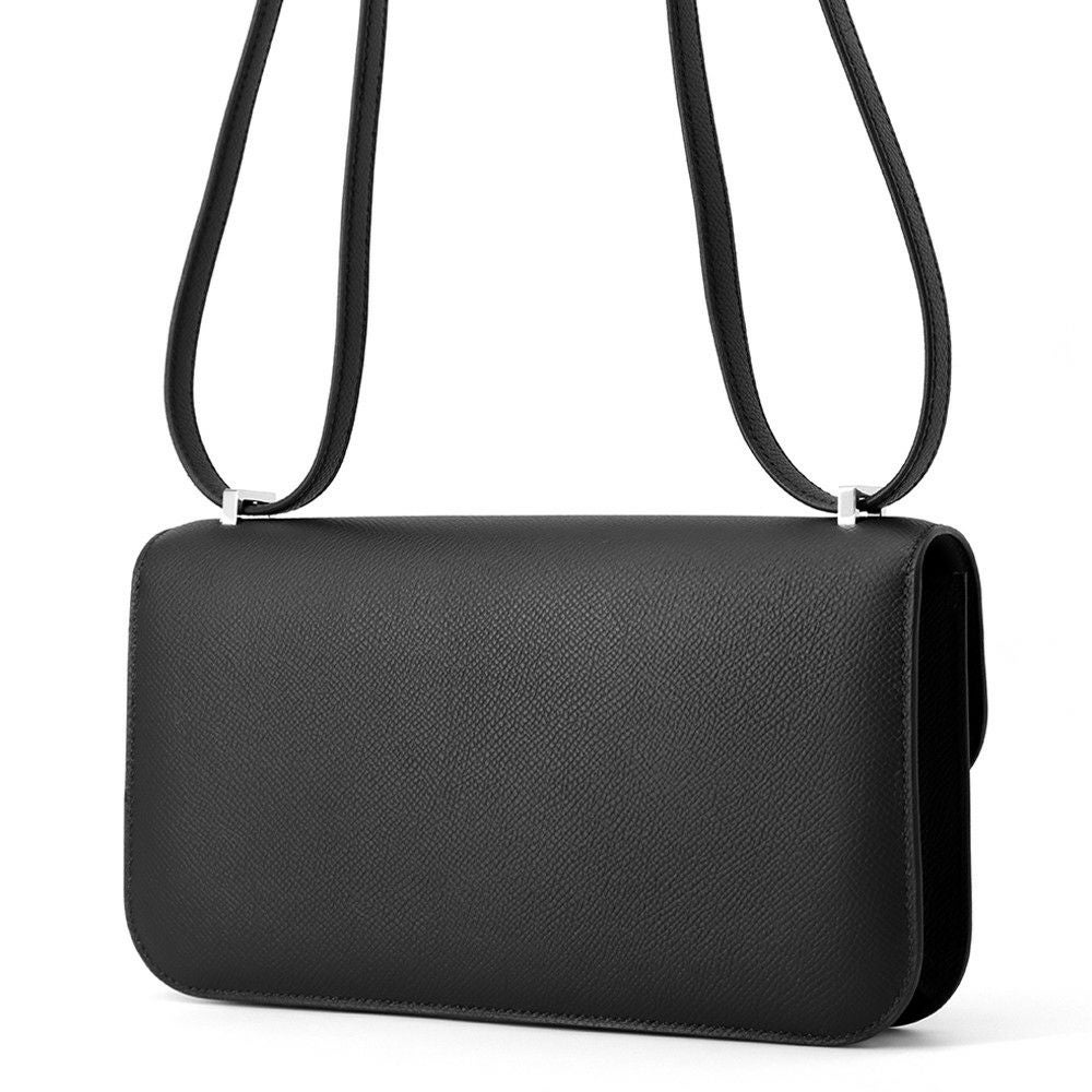 エルメス コンスタンス エラン ミロワール ブラック/シルバー金具 エプソン K刻印 黒 エルメス コンスタンス エラン ミロワール ブラック/シルバー金具