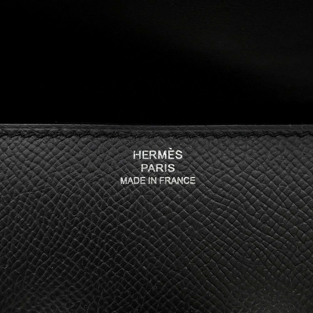エルメス コンスタンス エラン ミロワール ブラック/シルバー金具 エプソン K刻印 黒 エルメス コンスタンス エラン ミロワール ブラック/シルバー金具