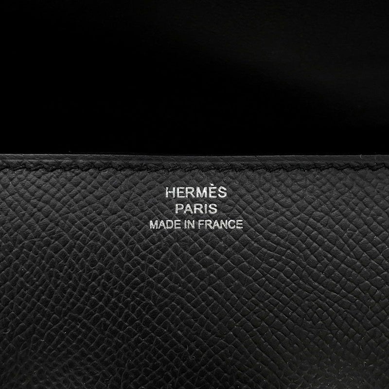 エルメス コンスタンス エラン ミロワール ブラック/シルバー金具 エプソン W刻印 黒