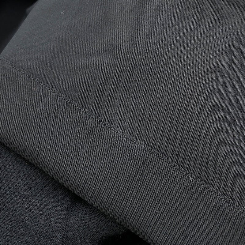 エルメス パンツ ダブルボタン ワイド ショートパンツ ウール レディース44 HERMES ボトムス 黒