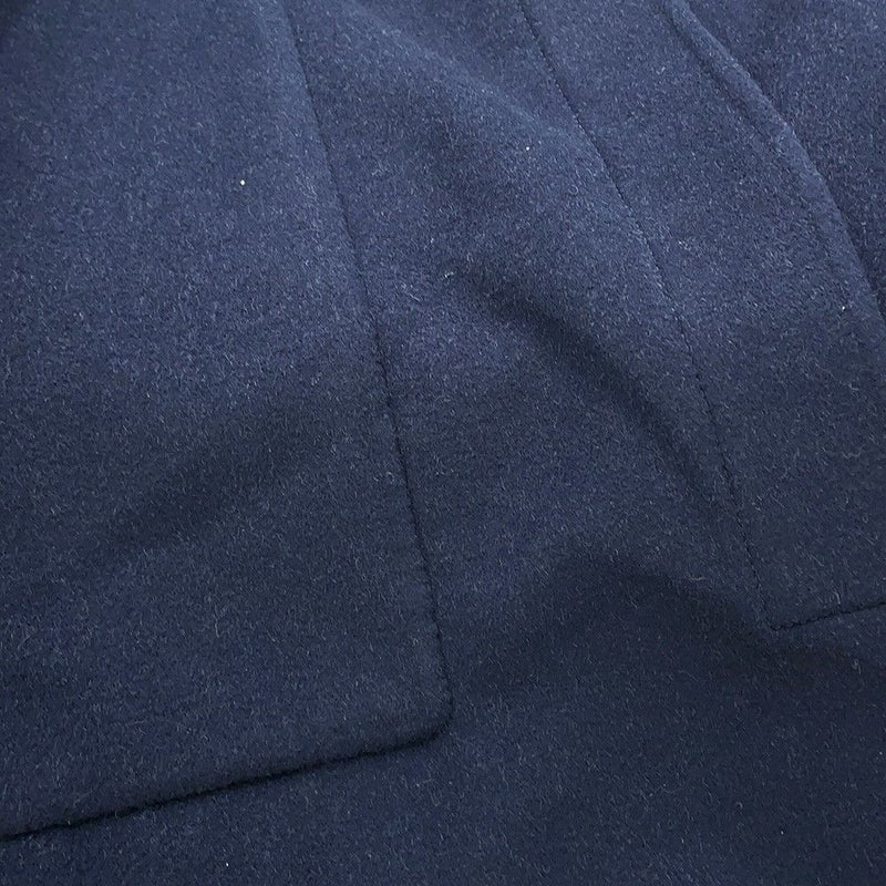 エルメス ロングコート シェーヌダンクル ウール レディースサイズ40 HERMES アパレル ネイビー