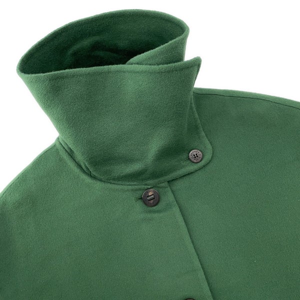 エルメス コート ロングベスト セリエボタン カシミヤ レディースサイズ42 HERMES アウター