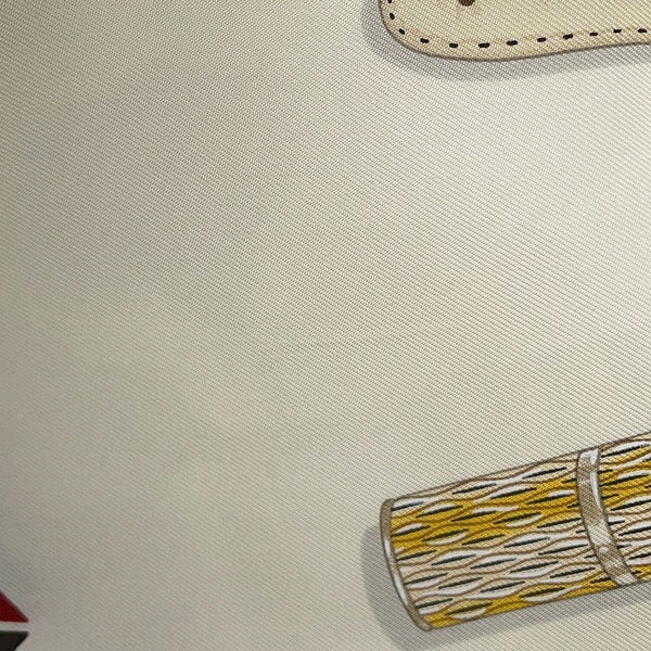 エルメス スカーフ カレ90 L'Heure des Gants 手袋の時計 HERMES