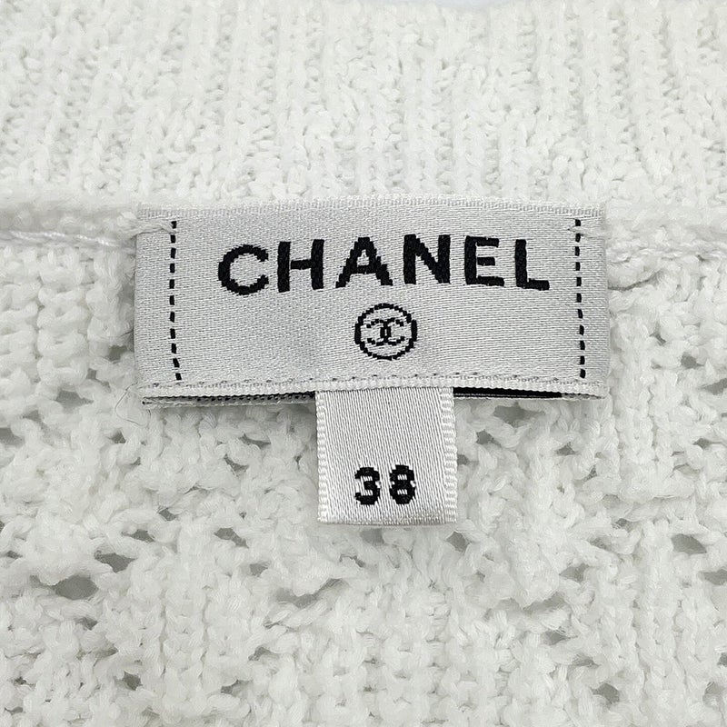 シャネル カーディガン ココマーク コットン レディースサイズ38 P79194 CHANEL 白