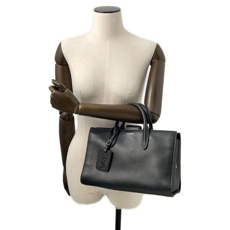 サンローランパリ ハンドバッグ ジェーン レザー 504924 SAINT LAURENT PARIS 2way 黒