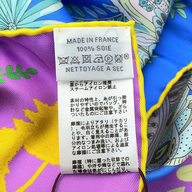 エルメス スカーフ カレ ドサール Wフェイス 画家たちの庭  Le Jardin de Peintres シルク HERMES ポンチョ