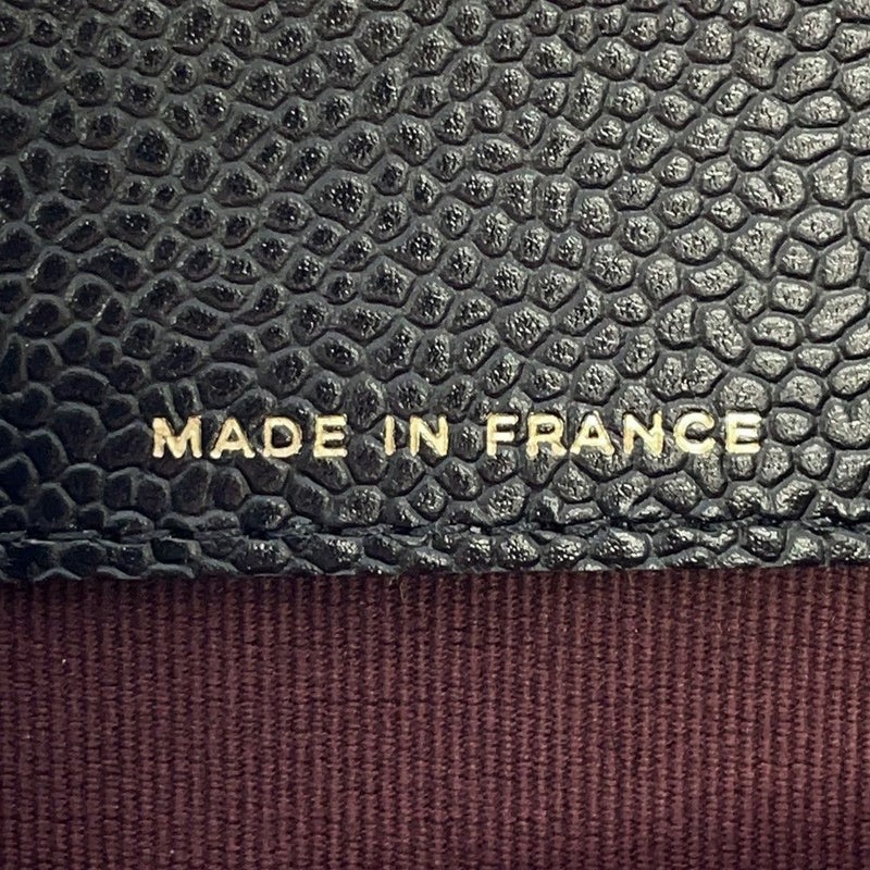 シャネル カードケース マトラッセ クラシックカードケース ココマーク キャビアスキン AP0214 CHANEL 名刺入れ 黒