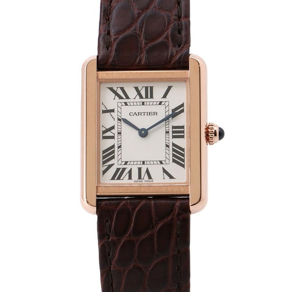 カルティエ タンク ソロ SM W5200024 Cartier 腕時計 シルバー文字盤 クォーツ