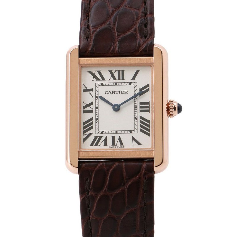 カルティエ タンク ソロ SM W5200024 Cartier 腕時計 シルバー文字盤 クォーツ