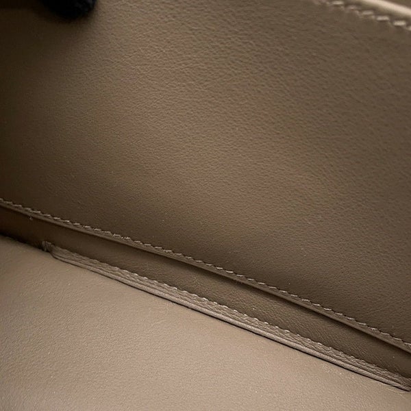 エルメス ショルダーバッグ ゲタ エトゥープ/ゴールド金具 シェブルミゾル B刻印 HERMES バッグ