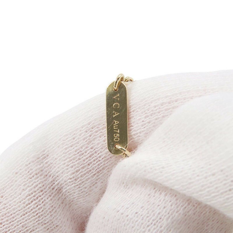 ヴァンクリ ネックレス マジック アルハンブラ ロングネックレス 1モチーフ マザーオブパール K18YGイエローゴールド VCARO49L00