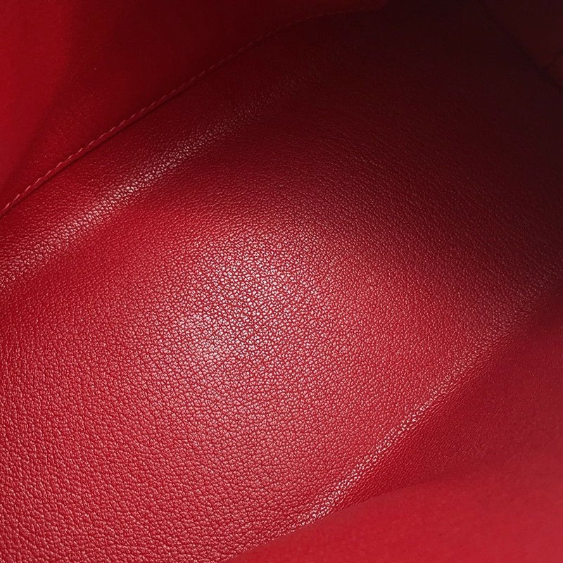 エルメス ショルダーバッグ ベルランゴPM ルージュヴィフ/シルバー金具 トゴ □C刻印