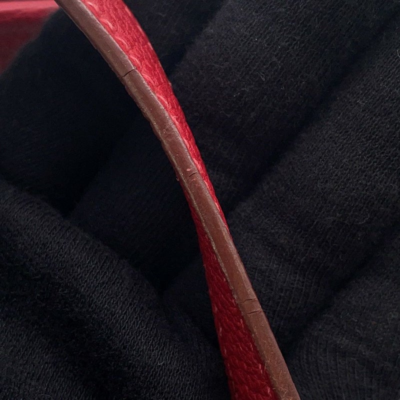 エルメス ショルダーバッグ ベルランゴPM ルージュヴィフ/シルバー金具 トゴ □C刻印