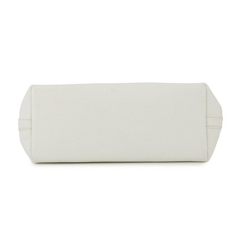 エルメス ショルダーバッグ ベルランゴPM ホワイト/シルバー金具 エプソン □B刻印 HERMES 白