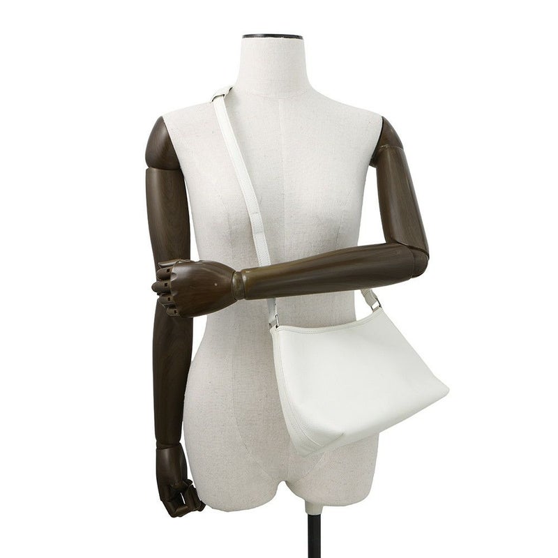 エルメス ショルダーバッグ ベルランゴPM ホワイト/シルバー金具 エプソン □B刻印 HERMES 白