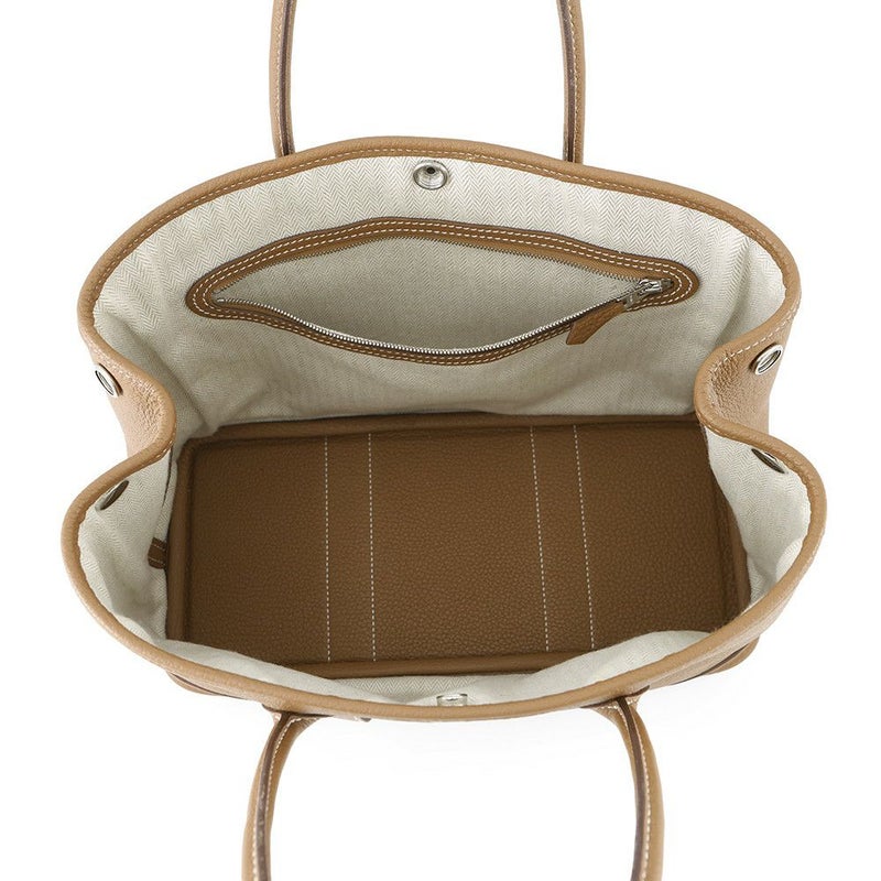 エルメス トートバッグ ガーデンパーティTPM ゴールド/シルバー金具 ネゴンダ W刻印