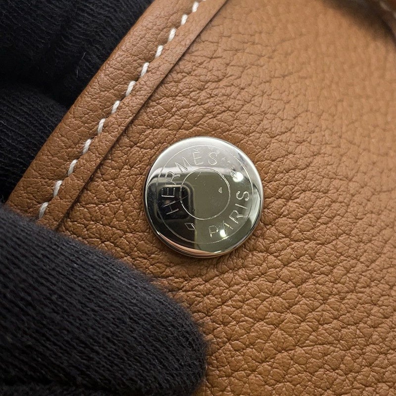 エルメス トートバッグ ガーデンパーティTPM ゴールド/シルバー金具 ネゴンダ W刻印