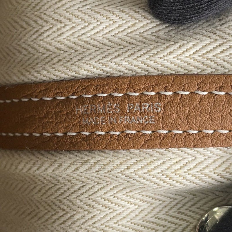 エルメス トートバッグ ガーデンパーティTPM ゴールド/シルバー金具 ネゴンダ W刻印