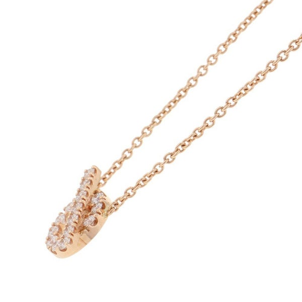 エルメス ネックレス フィネス ペンダント ダイヤモンド 17P 計0.46ct K18PGピンクゴールド HERMES ジュエリー