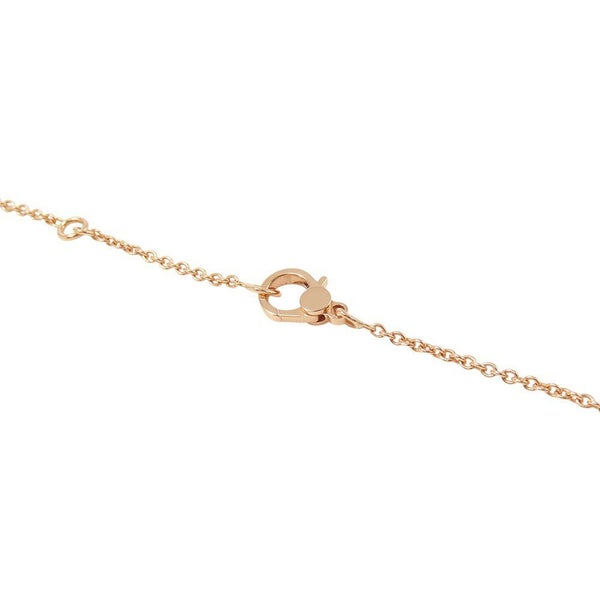 エルメス ネックレス フィネス ペンダント ダイヤモンド 17P 計0.46ct K18PGピンクゴールド HERMES ジュエリー