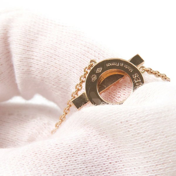 エルメス ネックレス フィネス ペンダント ダイヤモンド 17P 計0.46ct K18PGピンクゴールド HERMES ジュエリー