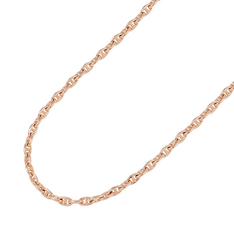 エルメス ネックレス シェーヌダンクルTPM 62コマ K18PGピンクゴールド HERMES ジュエリー