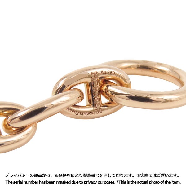 エルメス ネックレス シェーヌダンクルTPM 62コマ K18PGピンクゴールド HERMES ジュエリー