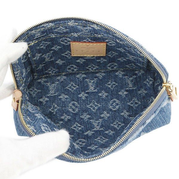 ルイヴィトン ポーチ モノグラム デニム  ポシェット・コスメティックPM M24316 LOUIS VUITTON 小物入れ