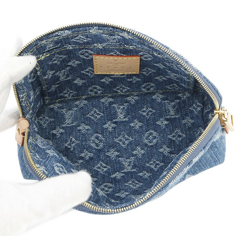 ルイヴィトン ポーチ モノグラム デニム  ポシェット・コスメティックPM M24316 LOUIS VUITTON 小物入れ