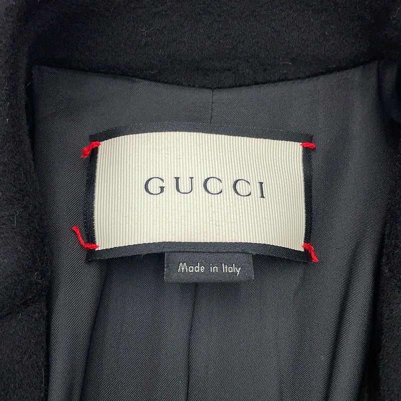 グッチ ロングコート チェスターコート レディースサイズ40 455739 GUCCI アウター 黒