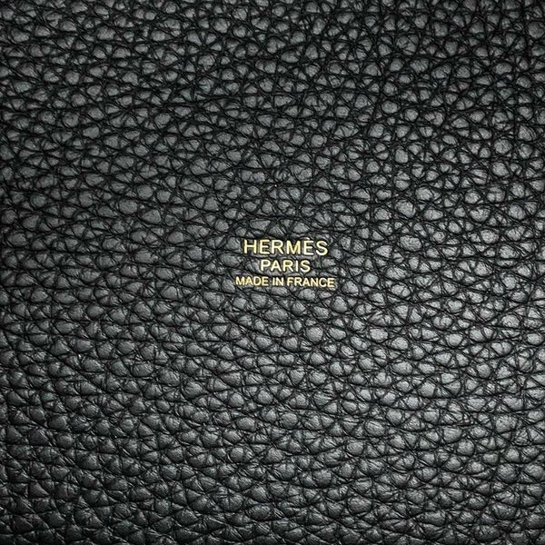エルメス ハンドバッグ ピコタンロックPM ブラック/ゴールド金具 トリヨンクレマンス W刻印 黒