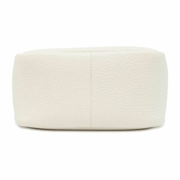 プラダ ハンドバッグ ロゴ レザー 1BA349 PRADA バッグ ミニバッグ 白