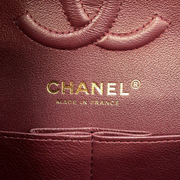 シャネル チェーンショルダーバッグ マトラッセ23 ココマーク ダブルチェーン ラムスキン A01113 CHANEL 黒